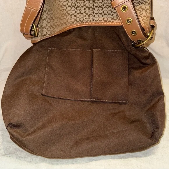 Vintage Coach Signature Soho Crossbody Buckle Suede Studded Bag & Wristlet - Picture 9 of 12